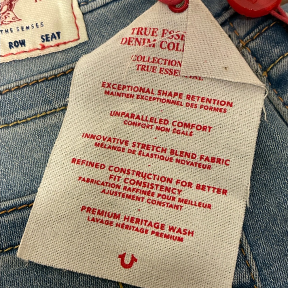 NWT True Religion Women Blue Jeans Size 27 Jennie Curvy Skinny - Picture 4 of 16